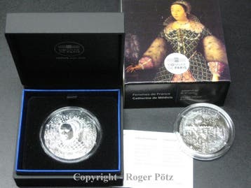 10 Euro 2017 zilver Pp Beruehmte Frauen Frankreichs Cathe..., Verzenden, België