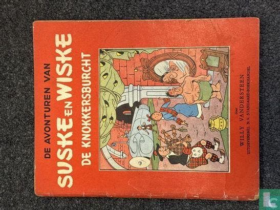 Suske en Wiske - De knokkersburcht - 1954, Livres, BD, Envoi