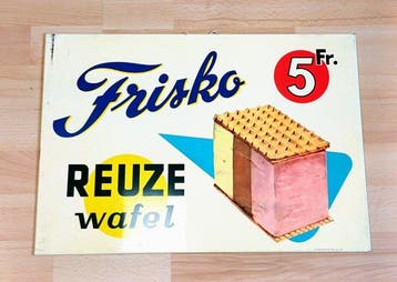 Sobi - frisco reclamebod in metaal - Reclamebord - Metaal