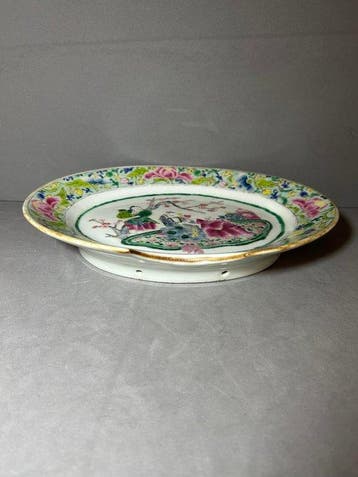 Barber dish - Porselein - China - Qing Dynastie (1644-1911), Antiquités & Art