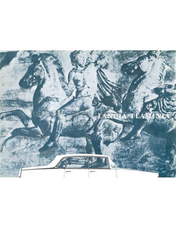 1961 LANCIA FLAMINIA BERLINA BROCHURE ITALIAANS