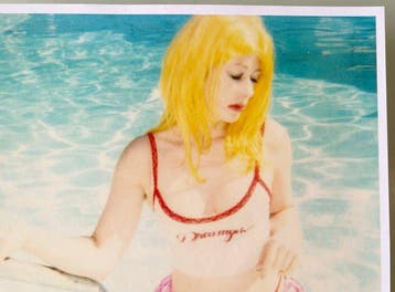 Stefanie Schneider - Max in pool (29 Palms, CA)