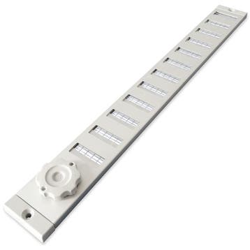 Aluminium afsluitbaar schuifrooster opbouw 500 x 40mm - ALU, Verzenden