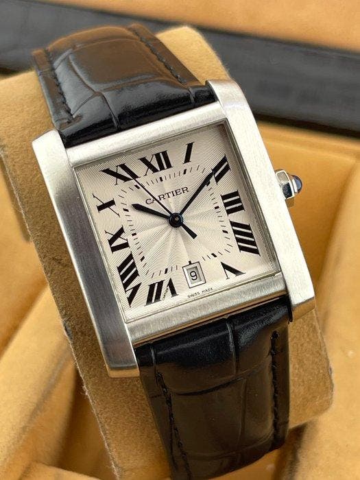 Cartier - Tank Française XL - 2564 872345CD - Homme -, Bijoux, Sacs & Beauté, Montres | Hommes