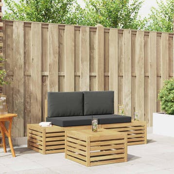 vidaXL Buiten bank set 4 Stuk, Verzenden, Nieuw