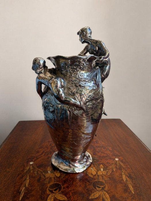 WMF / Geislingen - Vaas - Metaal, Antiquités & Art, Art | Objets design