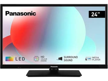 Veiling - (Schade) Panasonic HD LED TV - TS-24N30AEZ - 24 in, Gebruikt