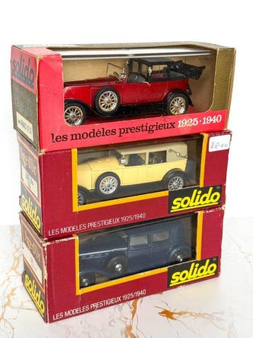 Solido 1:43 - Modelauto (3) - Renault Cars Job Lot of 3, Hobby & Loisirs créatifs, Voitures miniatures | 1:5 à 1:12