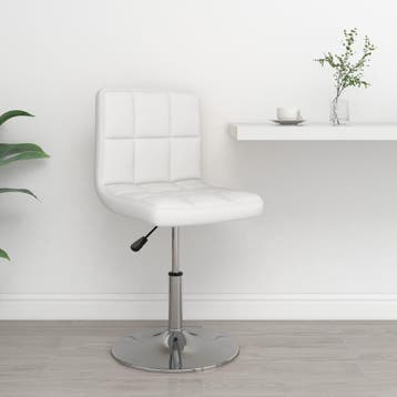 vidaXL Barkruk kunstleer wit, Verzenden, Nieuw