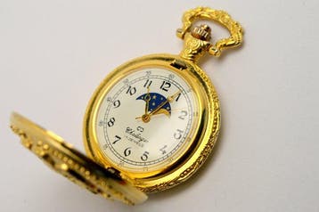 Chalenger - Moon phase - mechanical pocket watch - 1980-1989, Nieuw