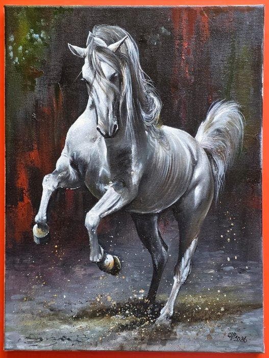 Alexander Nakonechnyi (XX-XXI) - Cavallo. Profonda armonia, Antiquités & Art, Art | Peinture | Classique