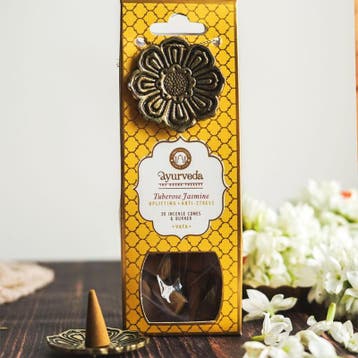 Song of India - Song of India - Ayurveda Incense cones with, Ophalen of Verzenden