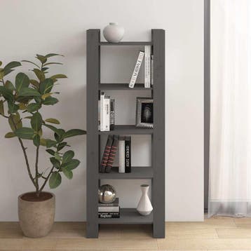 vidaXL Boekenkast/kamerscherm 60x35x160 cm massief hout, Huis en Inrichting, Verzenden, Nieuw