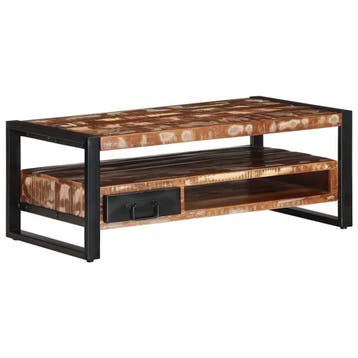 vidaXL Salontafel 90x50x36 cm massief gerecycled hout, Verzenden