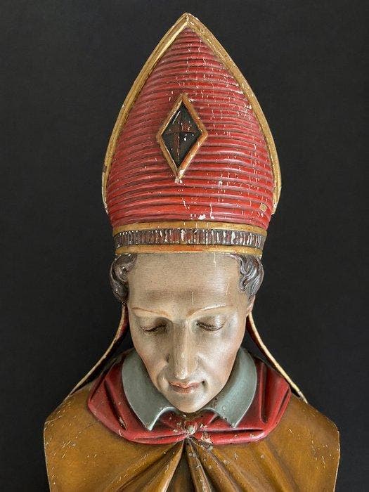 Wanddecoratie - Italië - Saint Severius - 56 cm, Antiquités & Art, Art | Art non-occidental