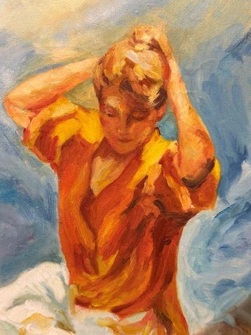 Spanish School (c. 1970) - The Fishermans Wife