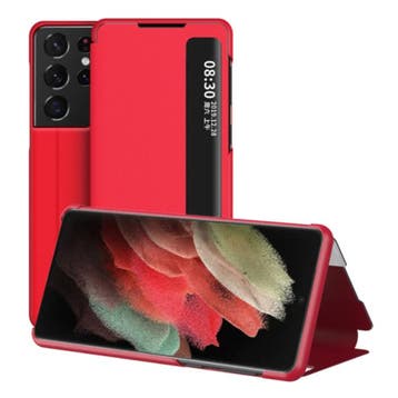 Smart View LED Flip Case Cover Hoesje Compatibel Met Samsung, Telecommunicatie, Verzenden, Nieuw