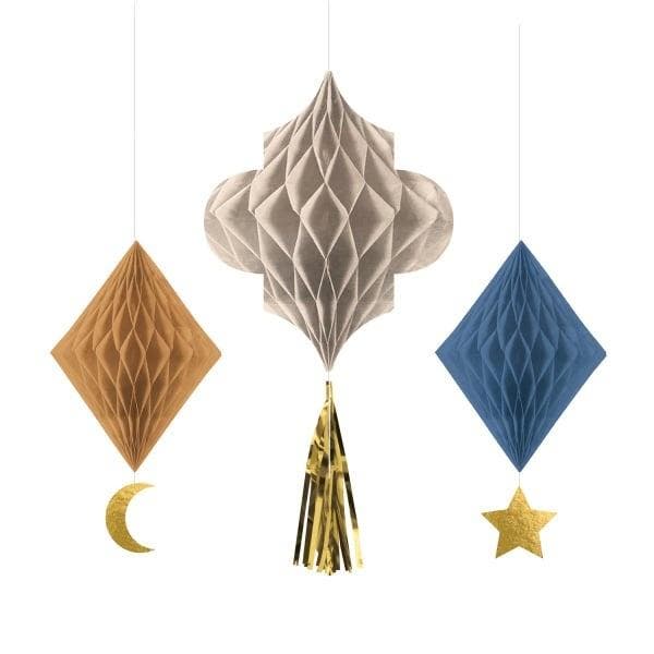 Honeycombs Eid Ramadan 3st, Hobby en Vrije tijd, Feestartikelen, Nieuw, Verzenden