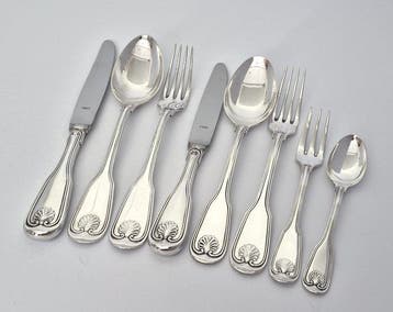 Robbe & Berking, model Augsburger Muschel - Bestekset (41) -