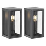 Strak &amp; modern 2x Spark Mini Muurlamp Zwart met LED, Verzenden, Wandlamp