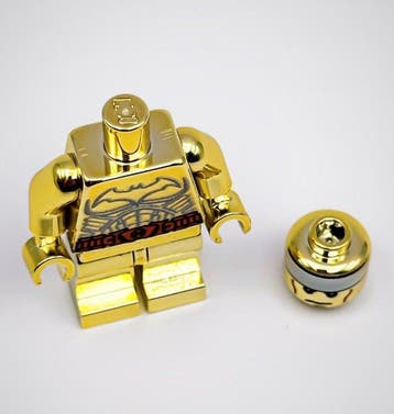 Lego Minifiguur - DC Comics - Lego Chrome Gold Batman DC
