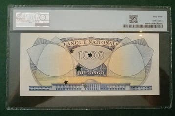 Congo, Democratische Republiek (Kinshasa). - 1000 Francs -