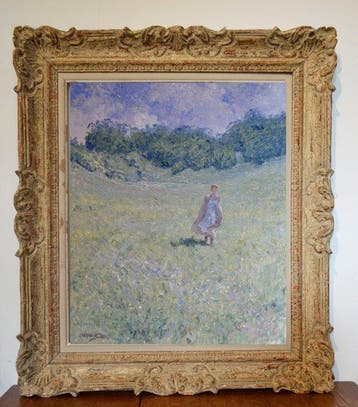 Chris van Dijk (1952) Impressionist -  Cussy-en-Morvan