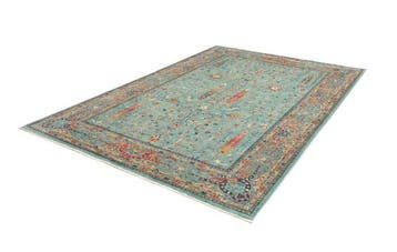 Moderne bloemendesign vloerkleed - Vloerkleed - 298 cm - 203, Nieuw