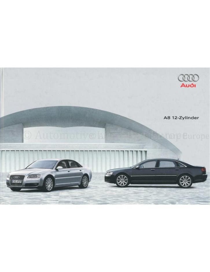 2007 AUDI A8 W12 HARDCOVER BROCHURE NEDERLANDS, Livres, Autos | Brochures & Magazines