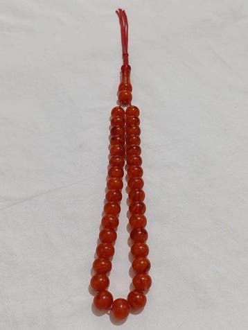 Chapelet - Ambre - 1970-1980 - Chapelet de perles de prière