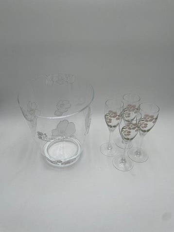 Perrier-Jouët - Ijsemmer (5) - Glas, Plastic