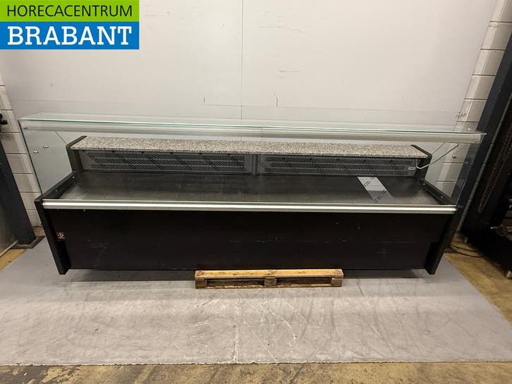 DIamond Snackvitrine Vitrine 300 cm 230V Horeca Cafetaria, Articles professionnels, Horeca | Équipement de cuisine, Enlèvement ou Envoi