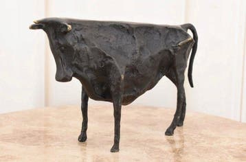 sculptuur, Rzeba z brzu Styl Pablo Picasso - 14 cm -