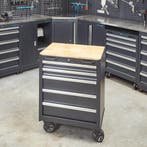 Datona Gereedschapswagen 5 laden met houten werkblad -, Doe-het-zelf en Bouw, Ophalen of Verzenden, Nieuw