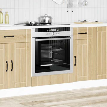 vidaXL Ovenkast Lucca bewerkt hout sonoma eikenkleurig, Verzenden