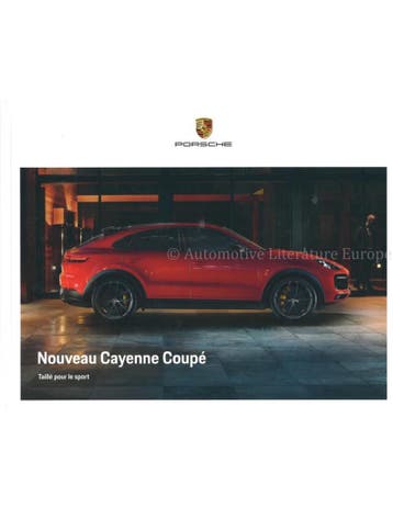 2020 PORSCHE CAYENNE COUPE HARDCOVER BROCHURE FRANS, Nieuw