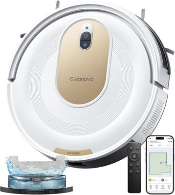 Cleanova W8 Robotstofzuiger - Slim huishouden: 5000 Pa, a..., Verzenden, Zo goed als nieuw, Reservoir, Robotstofzuiger