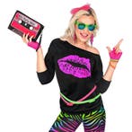 Neon 80S Shirt Dames, Verzenden