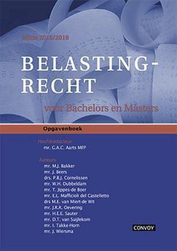 Belastingrecht voor Bachelors en Masters 2015/2016, Boeken, Verzenden, Nieuw