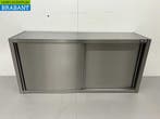 RVS Wandkast Kast Premium-line 2 Schuifdeuren 140 cm Horeca, Ophalen of Verzenden