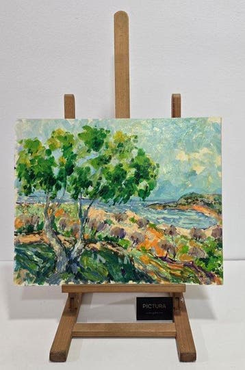 Lluís Domingo Abelló (1917-1993) - Pinos frente al mar - No