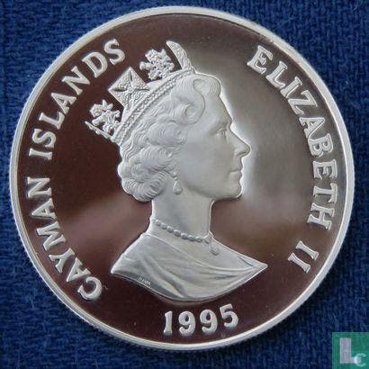Kaaimaneilanden 1 dollar 1995 (PROOF) Blauwe rotsleguaan, Timbres & Monnaies, Monnaies | Amérique, Envoi