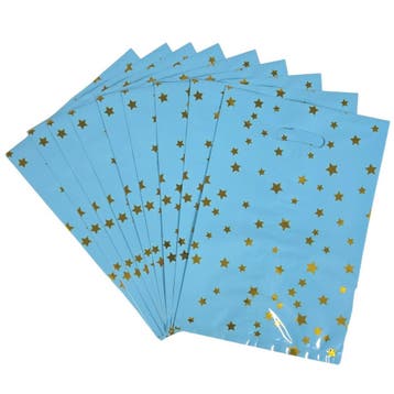 Fako Bijoux - Folie Uitdeelzakjes Sterren - 10 stuks -, Diversen, Cadeauverpakkingen, Verzenden, Nieuw