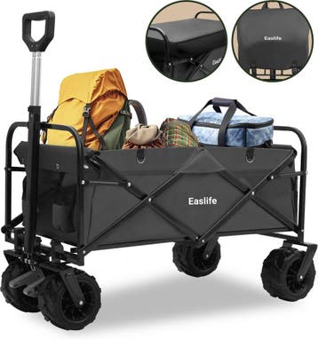 EasLife opvouwbare bolderkar - Bolderwagen met regen hoes -, Caravans en Kamperen, Verzenden, Nieuw