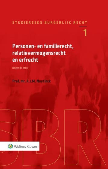 Personen- en familierecht, relatievermogensrecht en erfrecht, Verzenden, Zo goed als nieuw, A.J.M. Nuytinck