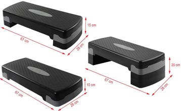 Step Aerobic XL 67x28cm | Lichtgewicht 3.5kg | OP=OP, Ophalen of Verzenden, Nieuw, Armen, Stepbank