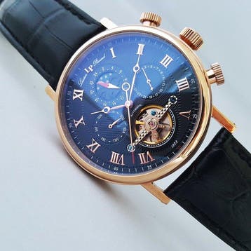 Lucien Piccard - Automatic - Calendar - Moon / Sun - Gold -