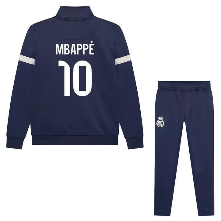 Mbappe Real Madrid Trainingspak - 2025-2026 - Blauw - Kind, Sports & Fitness, Football, Envoi
