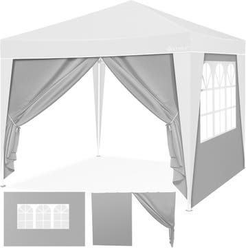 KESSER® Zijwand voor paviljoen - 3x3m - Grijs, Tuin en Terras, Verzenden, Nieuw
