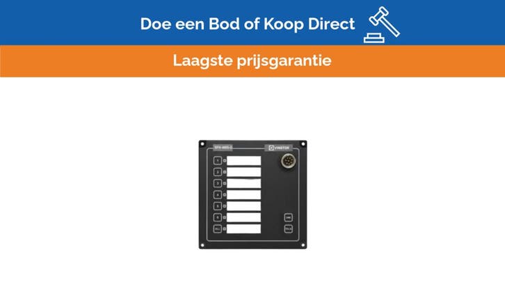 Bieden: Zenitel Marine PA Control Panel for Ships - SPA-M6S, Watersport en Boten, Navigatiemiddelen en Scheepselektronica, Ophalen of Verzenden